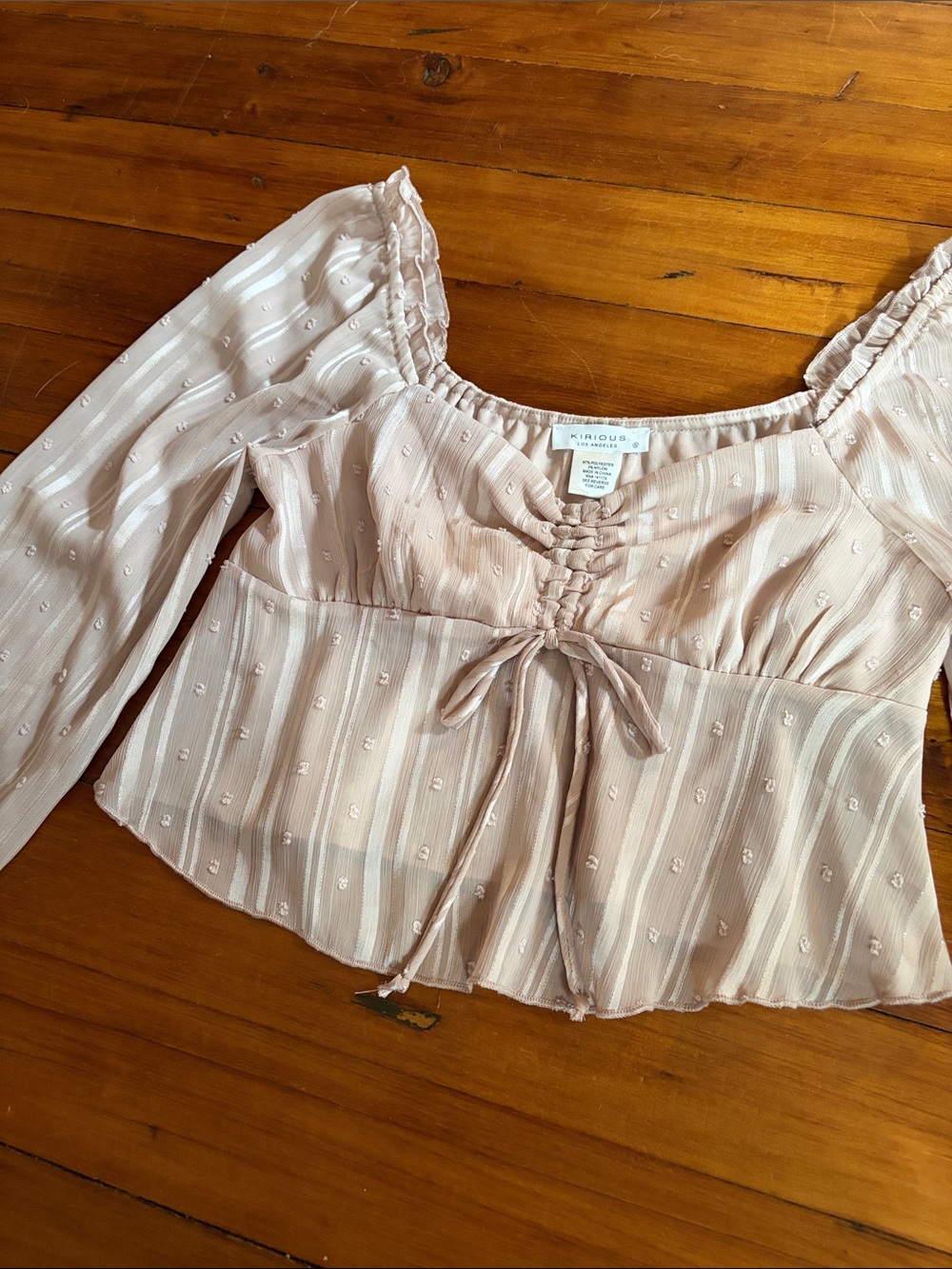 Swiss Polka Dot Blouse
